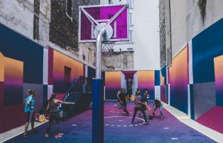 Paris Street Art basketball