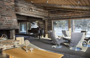 Europa Finnland Ivalo Javri Lodge 20_lounge_1920