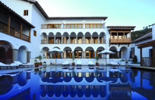 Amerika Peru Cusco Machu Picchu Belmond Palacio Nazarenas NAZ-EXT-POOL-003_1920