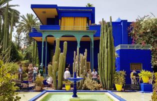 Marokko unsplash Marrakech_MajorelleGardens_Haus_Blau_unsplash_1920