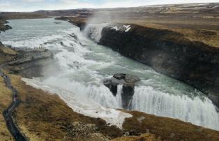 Gulfoss Island Golden Circle