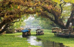 Indien shutterstock Asien_Indien_Alleppey_Backwaters_Boats_shutterstock_1920