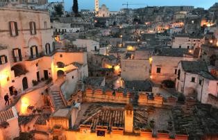 Apulien Impression Matera-2-abends