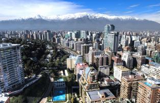 Santiago de Chile Luftbild