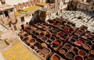 Afrika Marokko TravelLink Marokko_2019 Fez Tanneries_1920