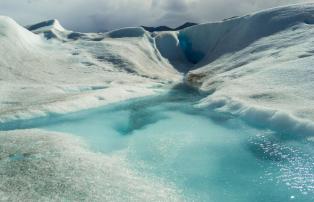 Grönland Schmelzwasser