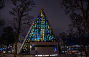 Norwegen Kirche Tromso