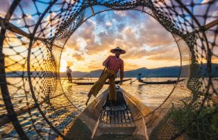 Myanmar shutterstock Asien_Myanmar_InleLake_Fisherman_shutterstock_1920