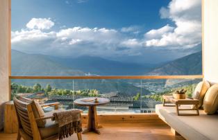 Bhutan Six Senses Lodge_Suite_balcony_at_Thimphu_[8092-A4]