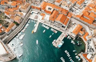 Dubrovnik aus der Vogelperspektive
