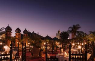 Marokko Marrakesch La Sultana La Sultana Marrakech - Rooftop restaurant