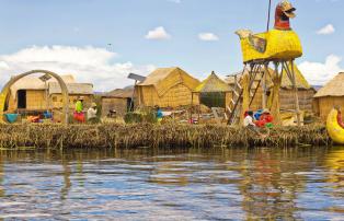 Titicaca Titicaca schwimmende Dörfer