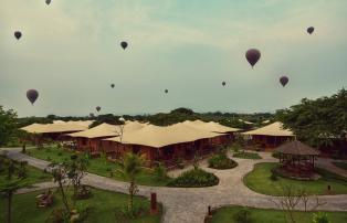 Asien Myanmar Bagan Bagan Lodge Villa overlooking view_1920