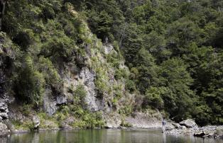 Australien_NZ_Polynesien Neuseeland Nordinsel Rotorua Poronui Lodge fishing-scen