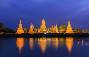 Asien Thailand Ayutthaya - Old Temple wat Chaiwatthanaram of Ayutthaya Province 