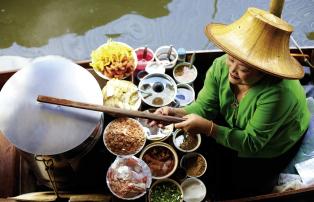 Asien Thailand Bangkok - Damnern Saduak Floating Market_1920