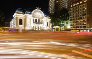 Asien Vietnam Asian Trails Ho Chi Minh City - Opera House at Night_1920