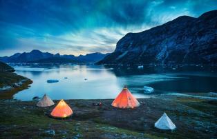 Europa Grönland Camp Kiattua Camp_Kiattua_Evening_light_Photo_Stanislas_Fautre_1