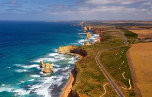 Australien Great Ocean Road Helikopter