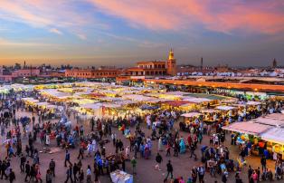 Afrika Marokko TravelLink Marokko_2019 Marrakech jemaa el fna square_1920