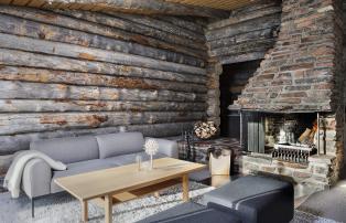 Europa Finnland Ivalo Javri Lodge 19_lounge_1920