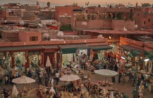 Marokko unsplash Marrakech_DjemmaelFna_FrueherAbend_unsplash_1920