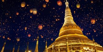 Myanmar shutterstock Asien_Myanmar_Yangon_shwedagonPagoda_NightLanterns_shutters