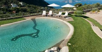 Italien Sorrento Villa Sophia Massa Lubrense 6-Villa Sophia-View of Capri from t