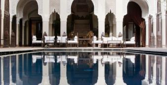 Marokko Marrakesch La-Villa-des-Orangers Pool