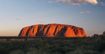 Australien_NZ_Polynesien Australien Northern Territory Auers Rock 28. Uluru Suns