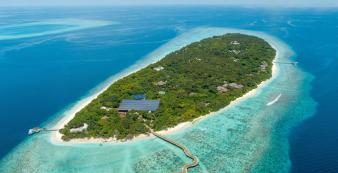 Afrika Malediven Soneva_Fushi_Resort 9169_Soneva Fushi Resort - aerial_1920