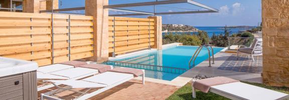 Kreta Villa Danae Crete_Chania_Loutraki_Beach_villa_Danae_pool_a