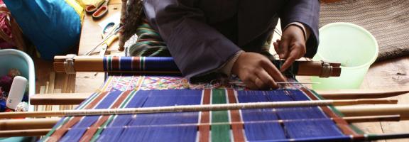 Asien Bhutan Textilmuseum