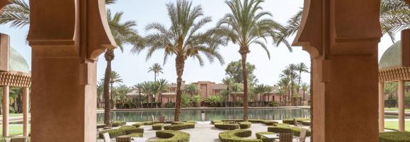Marokko Marrakesch Amanjena_Resort Amanjena, Morocco - Garden & Basin_High Res_1