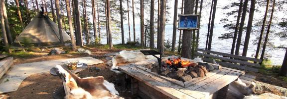 Europa Schweden Rane River Valley Aurora Safari Camp