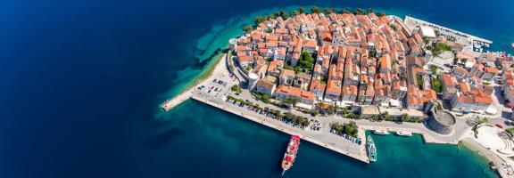 Kroatien Korcula town