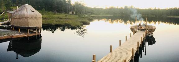 Europa Norwegen Treungen Canvashotel Telemark