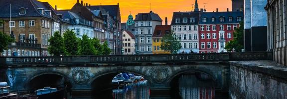 Europa Dänemark Kopenhagen Marmorbrücke