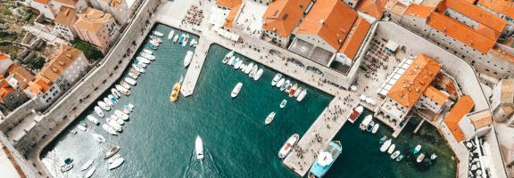 Dubrovnik aus der Vogelperspektive