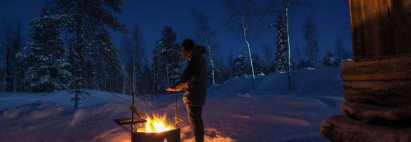 Europa Finnland Köngäs Northern Lights Ranch