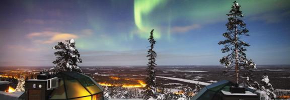 Europa Finnland Sirkka Levi_Igloos