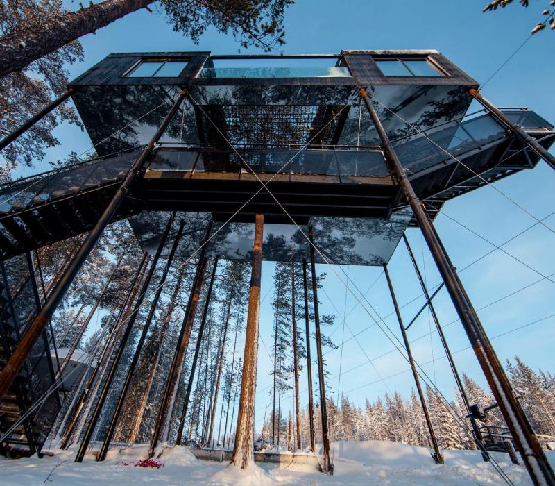 Europa Schweden Harads Treehouse 8772_1920