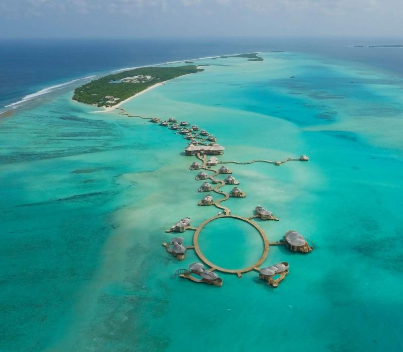 Afrika Malediven Soneva_Jani_Resort 3960_Soneva Jani Resort Villa - aerial image