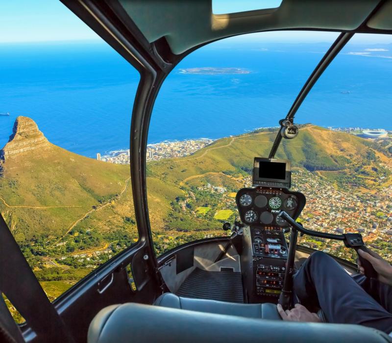Südafrika_ Helikopter Kapstadt