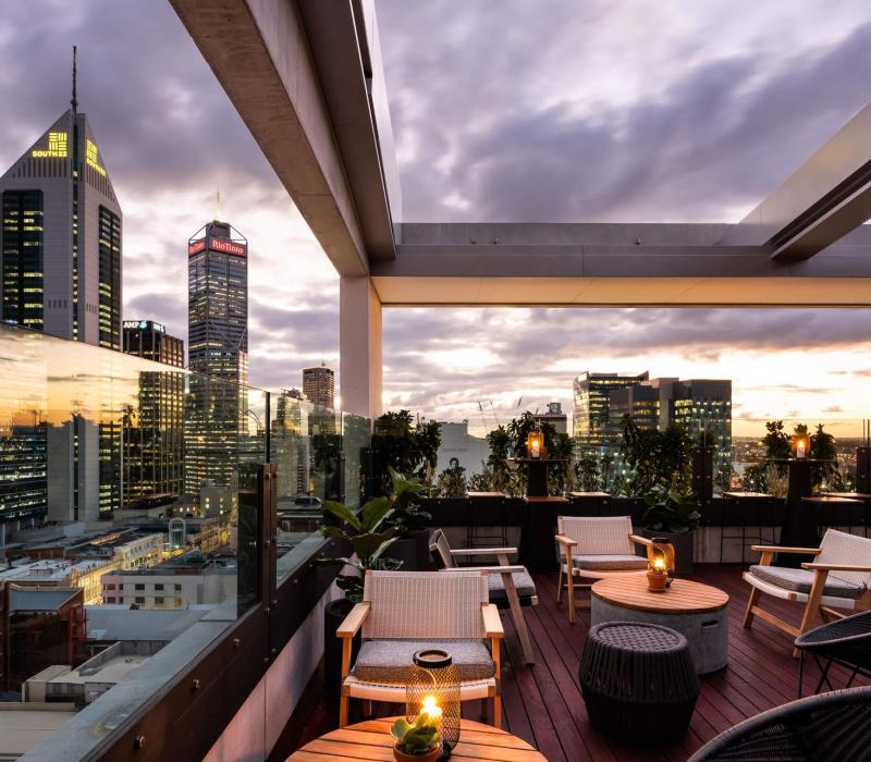 Australien_NZ_Polynesien Australien Western Australia Perth QT Perth Rooftop at 