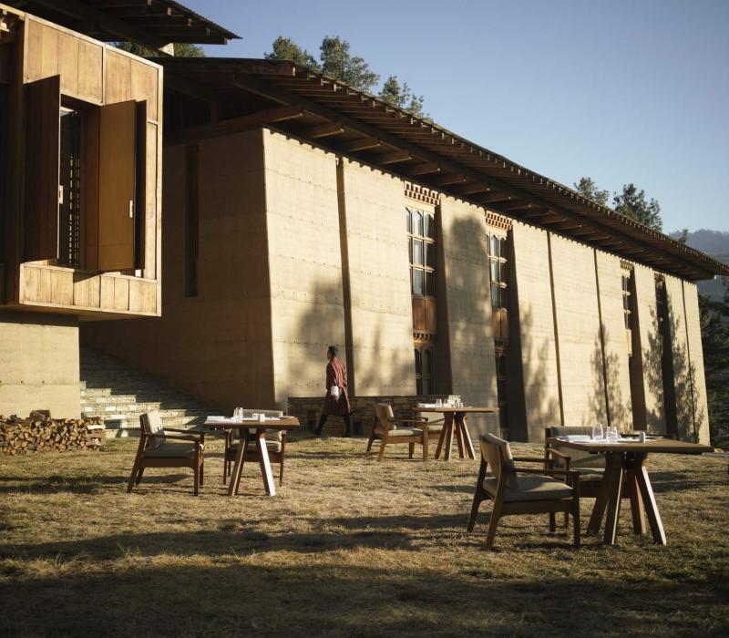 Asien Bhutan Amankora Gangtey Lodge Amankora, Bhutan - Gangtey Lodge, Exterior_H