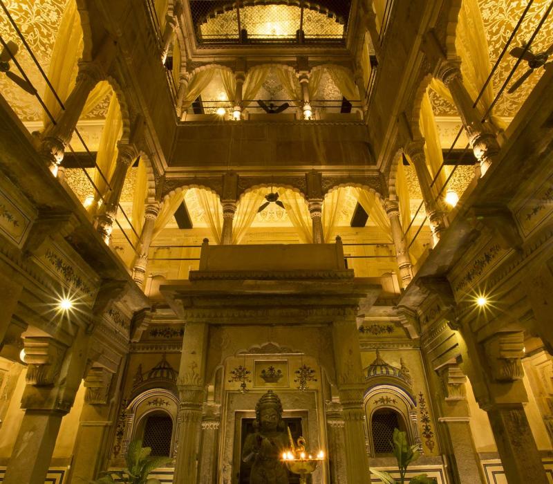 Asien Indien Varanasi Brijama Palace Brijrama Palace -23_1920