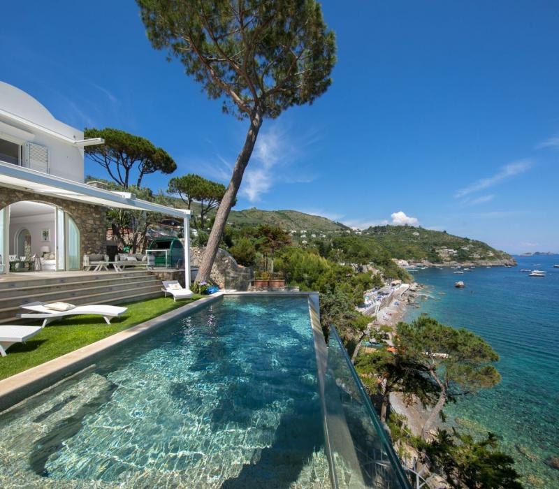 Italien Sorrento Villa Nereide Nerano Villa Nereide 1 Infinity pool