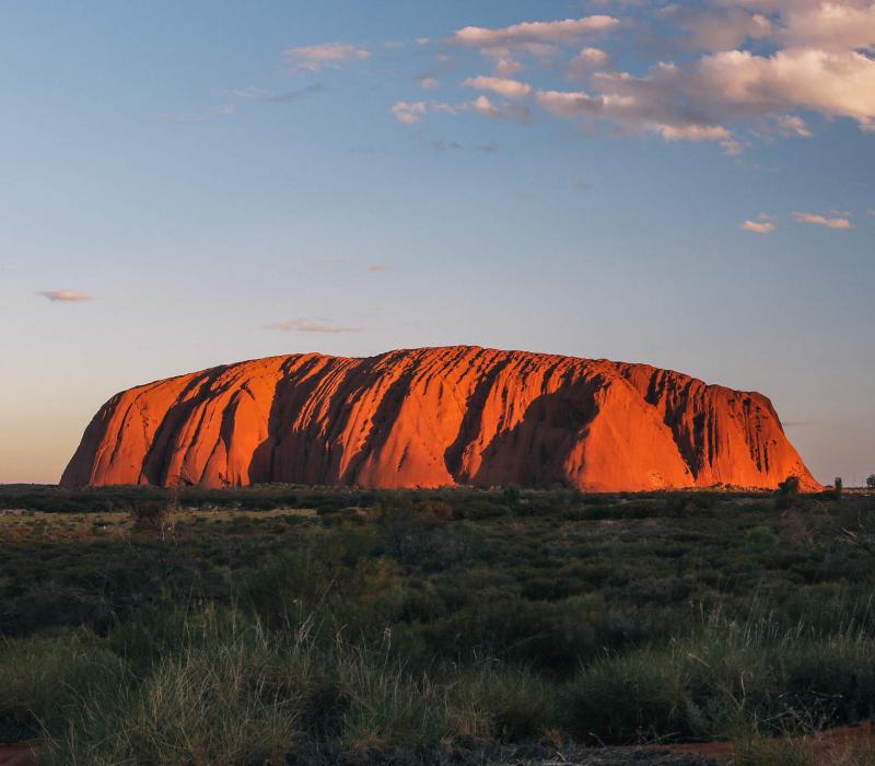 Australien_NZ_Polynesien Australien Northern Territory Auers Rock 28. Uluru Suns