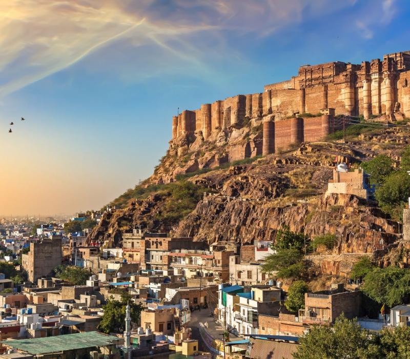 Indien Rajasthan Shutterstock_ Mehrangarh Fort Jodhpur